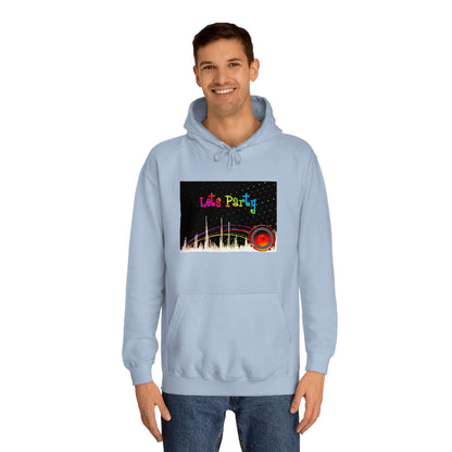 Cute Unisex Hoodie Let's party for people with personality is a customised hoodie made for you with an unique design with help of best print of demand suppliers to ensure better quality.