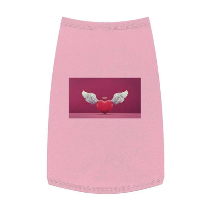 This Pet customised tank with an angel image is especially designed for your pets with personality.