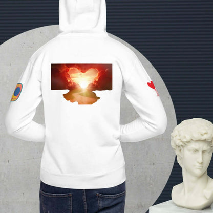 Unisex cotton hoodie for love couples is a customised hoodie made for you with an unique design with help of best print of demand suppliers to ensure better quality.