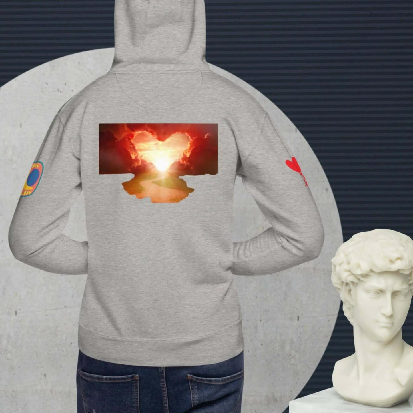 Unisex cotton hoodie for love couples is a customised hoodie made for you with an unique design with help of best print of demand suppliers to ensure better quality.
